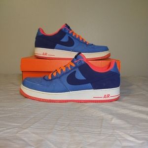 Nike Air Force 1 (Distance Blue Atomic Red)
